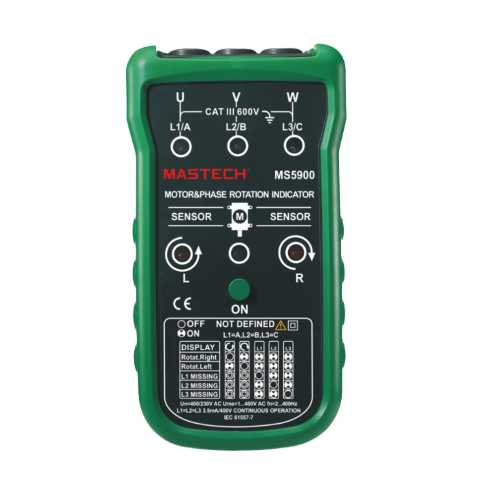 Mastech MS5900 Motor and Phase Rotation Indicator